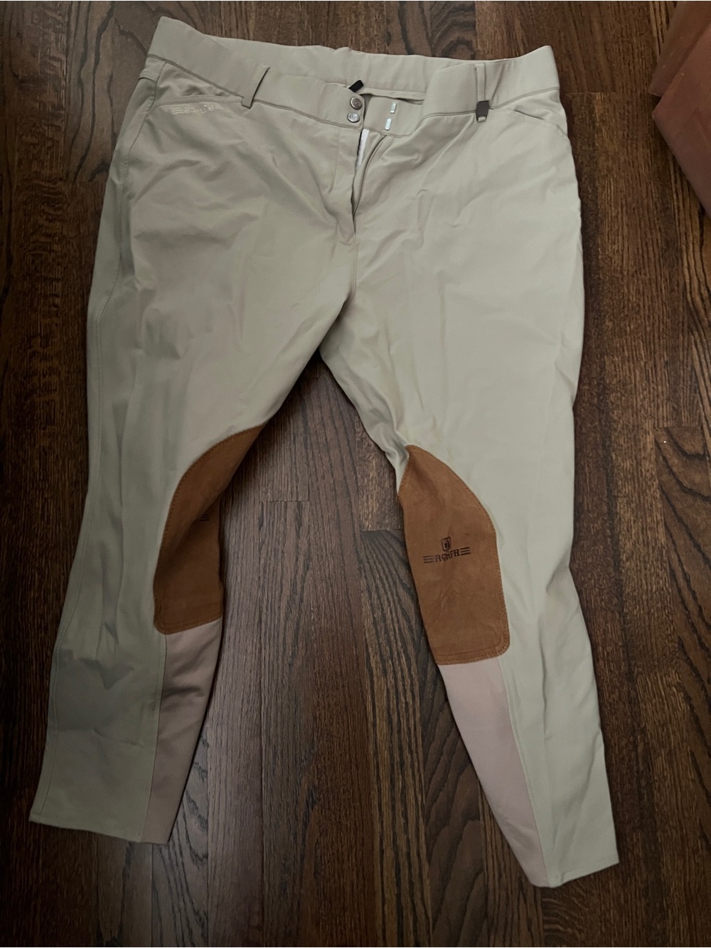 Romfh 'Sarafina' Knee Patch Breeches in Tan - Women's 40R